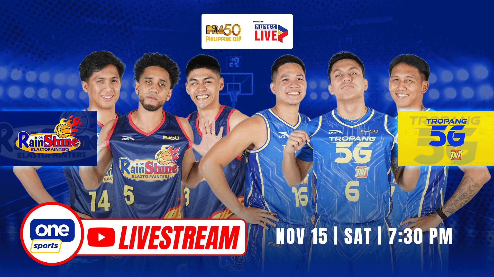 PBA LIVESTREAM: Rain or Shine Elasto Painters vs TNT Tropang 5G | Philippine Cup