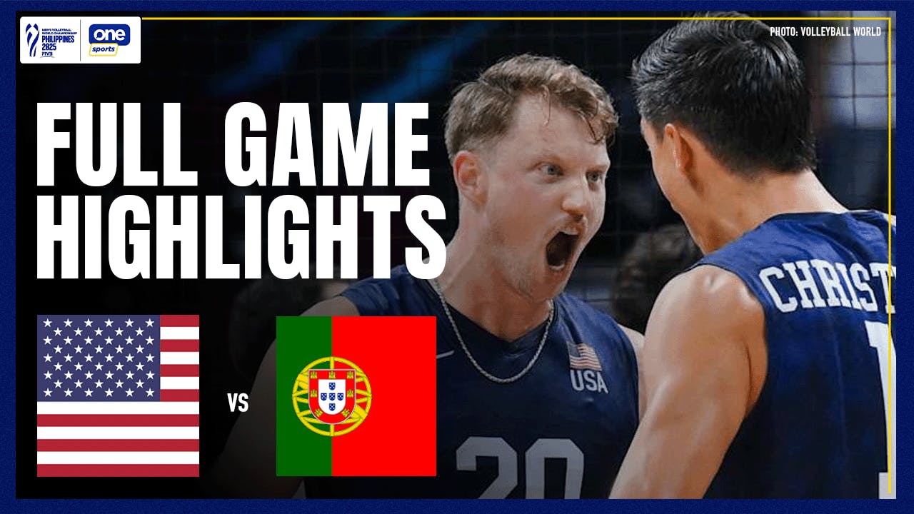Team USA stay perfect with straight-set win over Portugal | FIVB Highlights