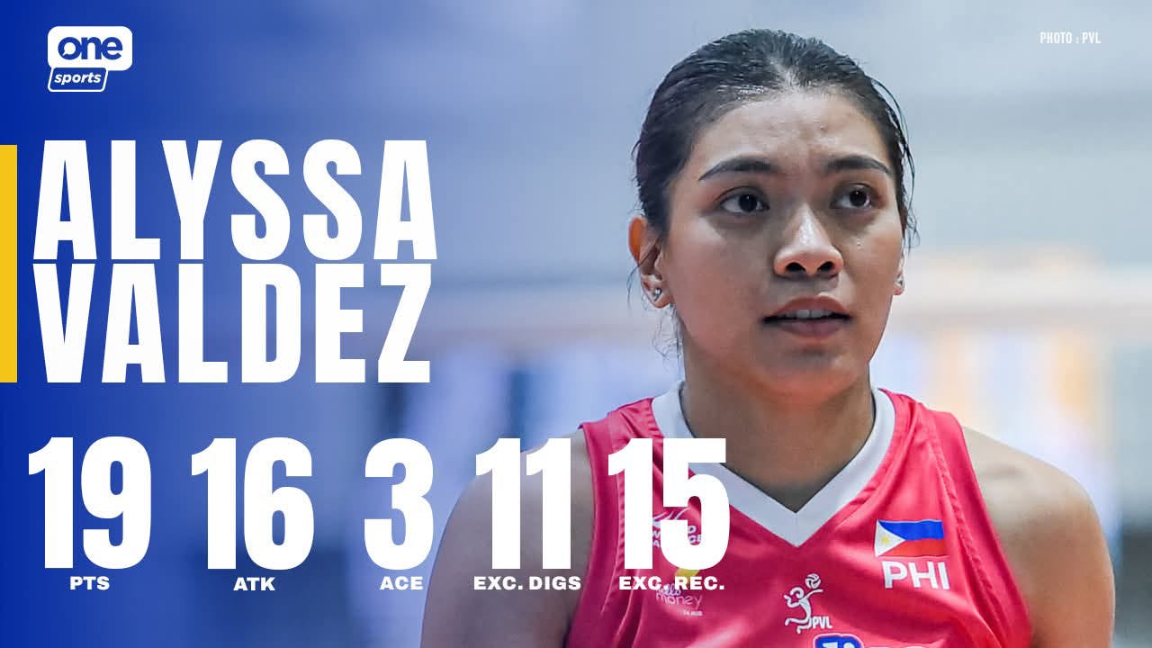 Alyssa Valdez goes for triple-double in Creamline win | PVL Highlights