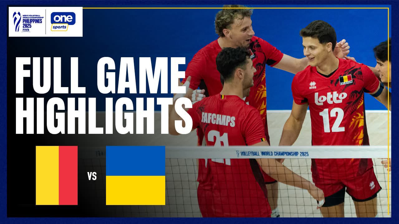 Belgium sweeps Ukraine in Pool F action | FIVB Highlights