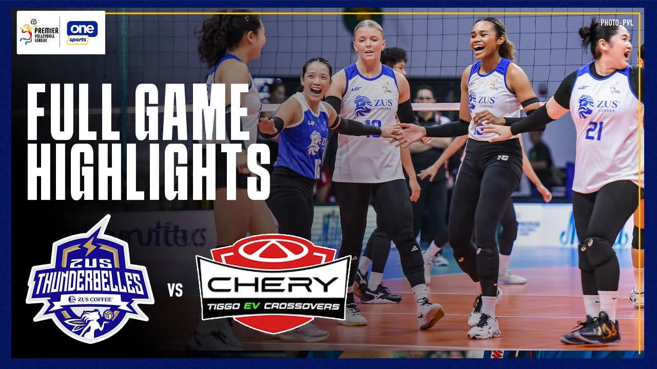ZUS Coffee charges past Chery Tiggo for first official win | PVL Highlights