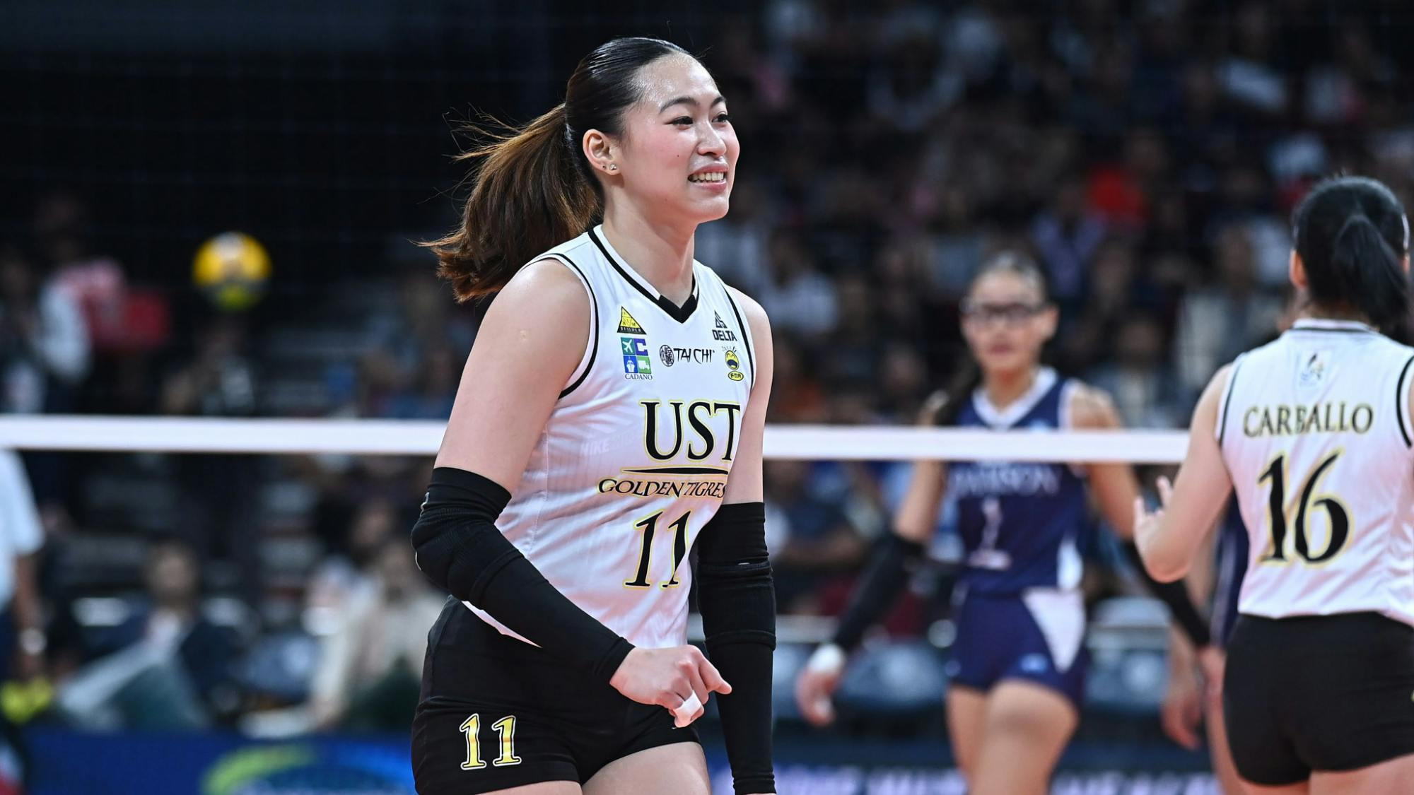 UAAP: UST’s Pia Abbu motivated by injured teammates as she steps up for Golden Tigresses