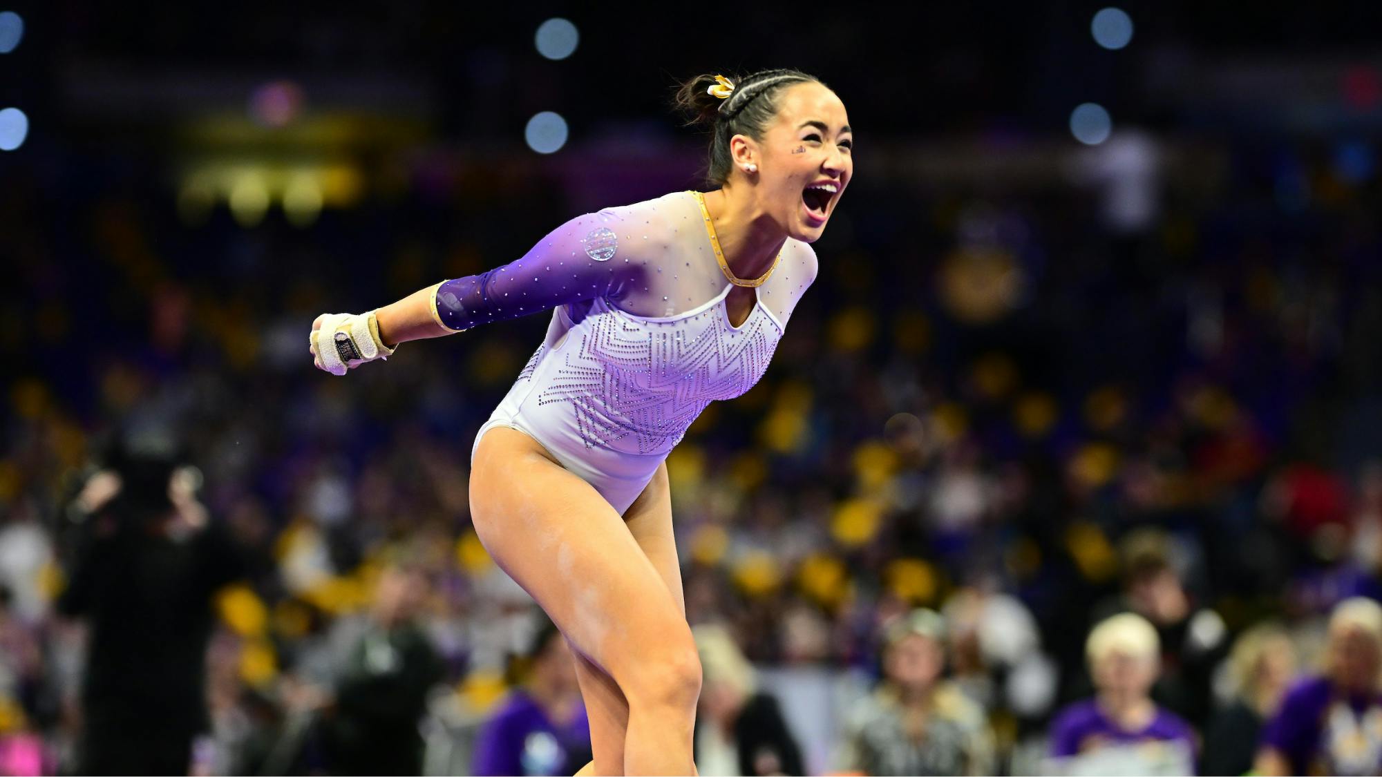 Olympic gymnasts Finnegan, Malabuyo begin NCAA season campaigns with respective schools