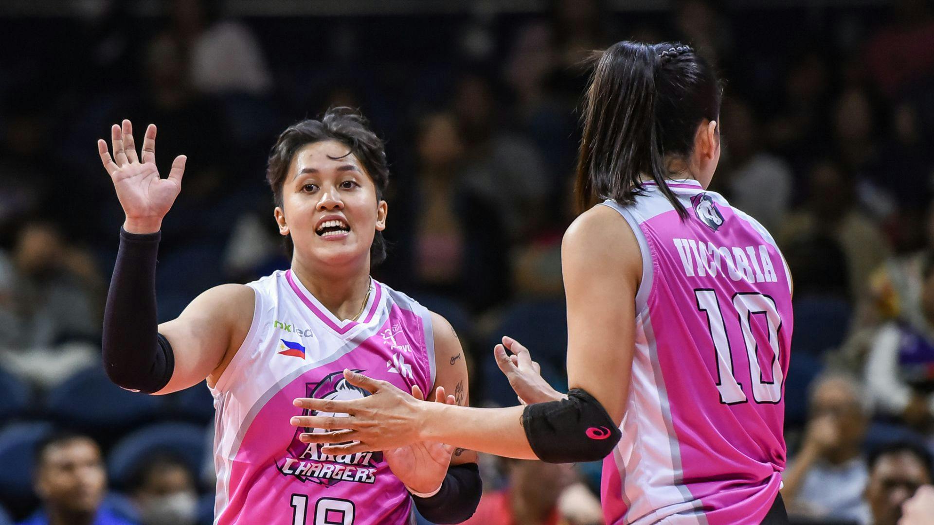 Mars Alba leads Akari in PVL Reinforced duel against former team Choco Mucho 