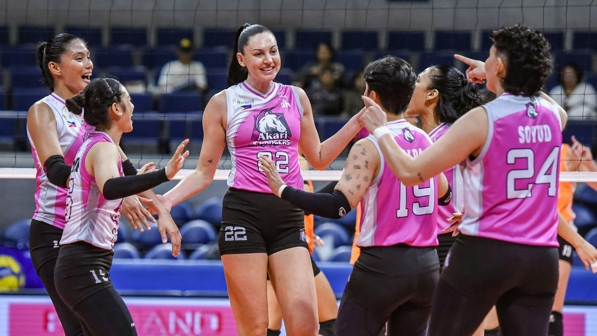 Akari pulls off straight-sets stunner to eliminate no. 1 Farm Fresh from PVL Reinforced playoffs