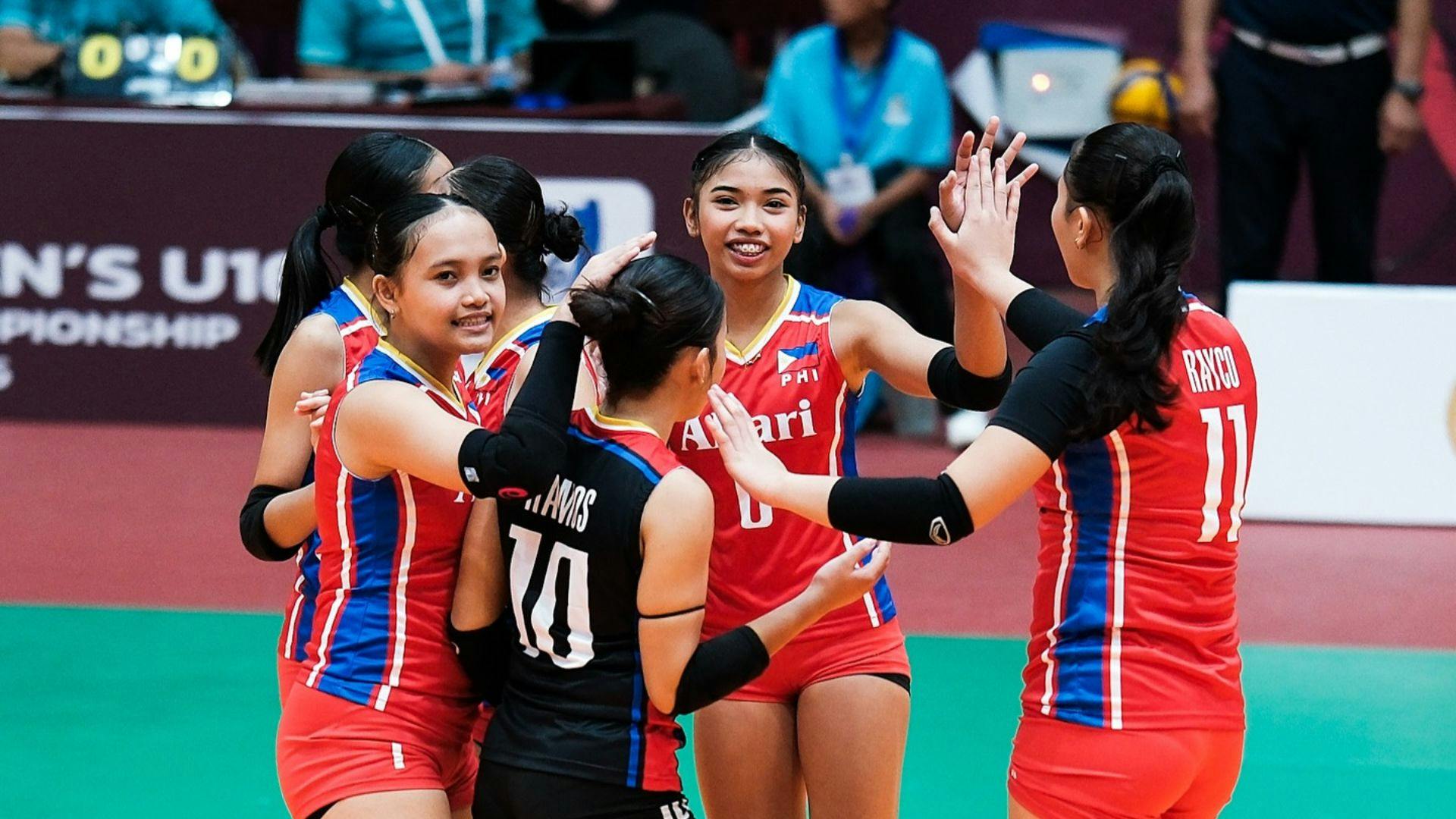 Alas Pilipinas U16 dominate Hong Kong, inch closer to 5th-place finish in AVC tilt