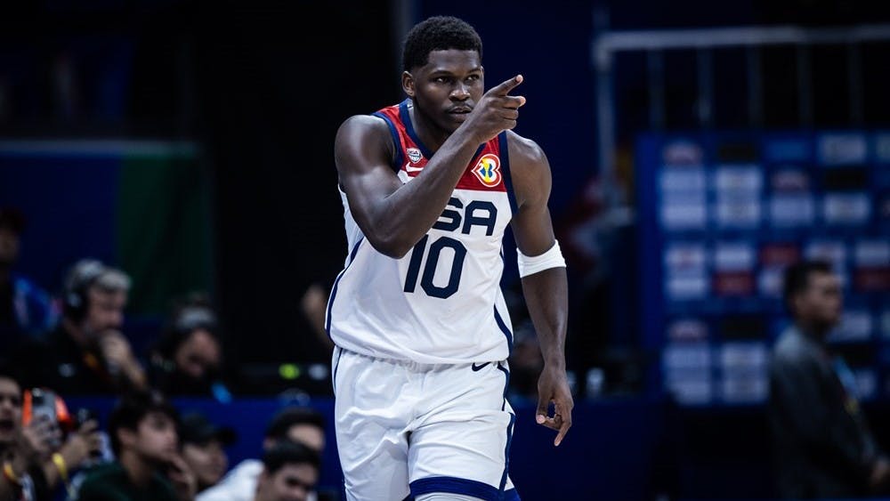 USA Basketball's Anthony Edwards has tons of confidence at the World Cup