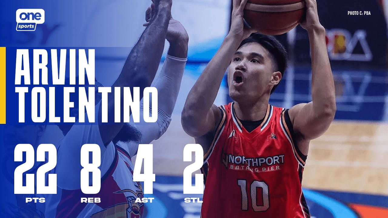 Arvin Tolentino anchors NorthPort in win against San Miguel | PBA Highlights