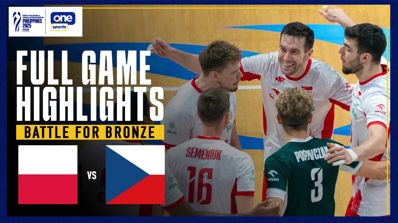 Poland powers past Czechia for World Championship bronze medal | FIVB Highlights