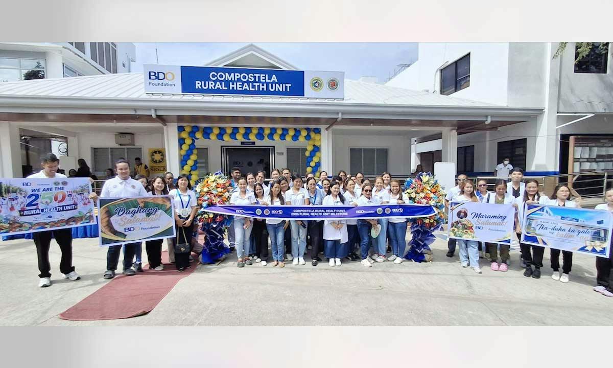 Healthcare Milestone: BDO Foundation Rehabilitates 250th Rural Health Unit