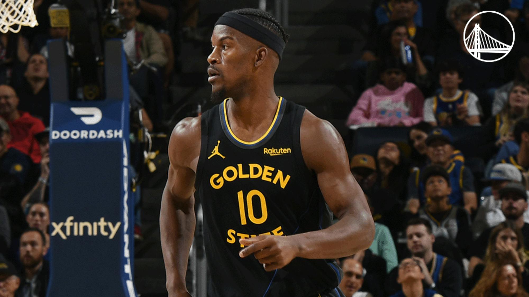 Jimmy Butler wills Curry-less Warriors past shorthanded Pacers