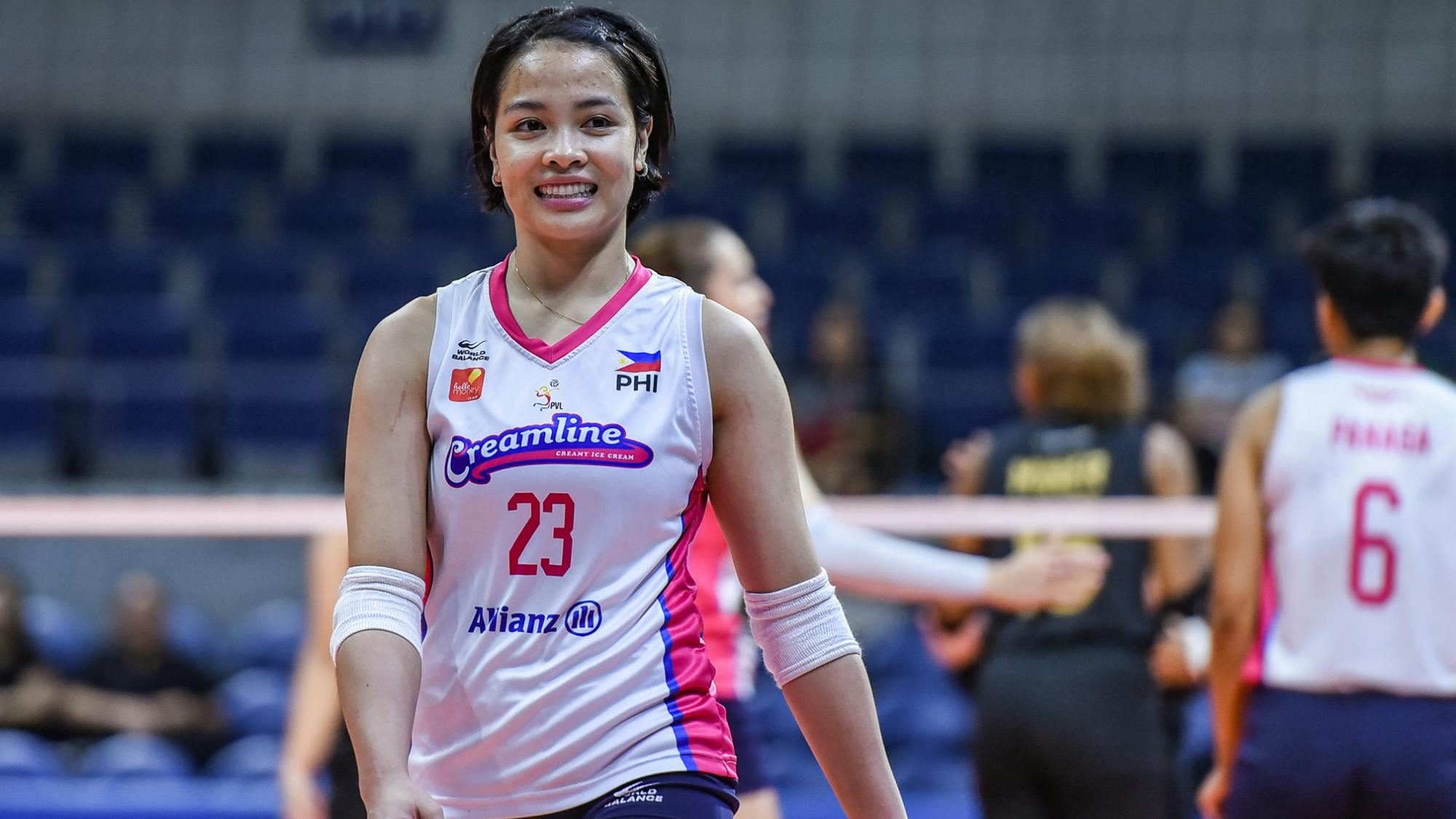 Jema Galanza, Creamline stake PVL podium streak vs Chery Tiggo in Invitational finale
