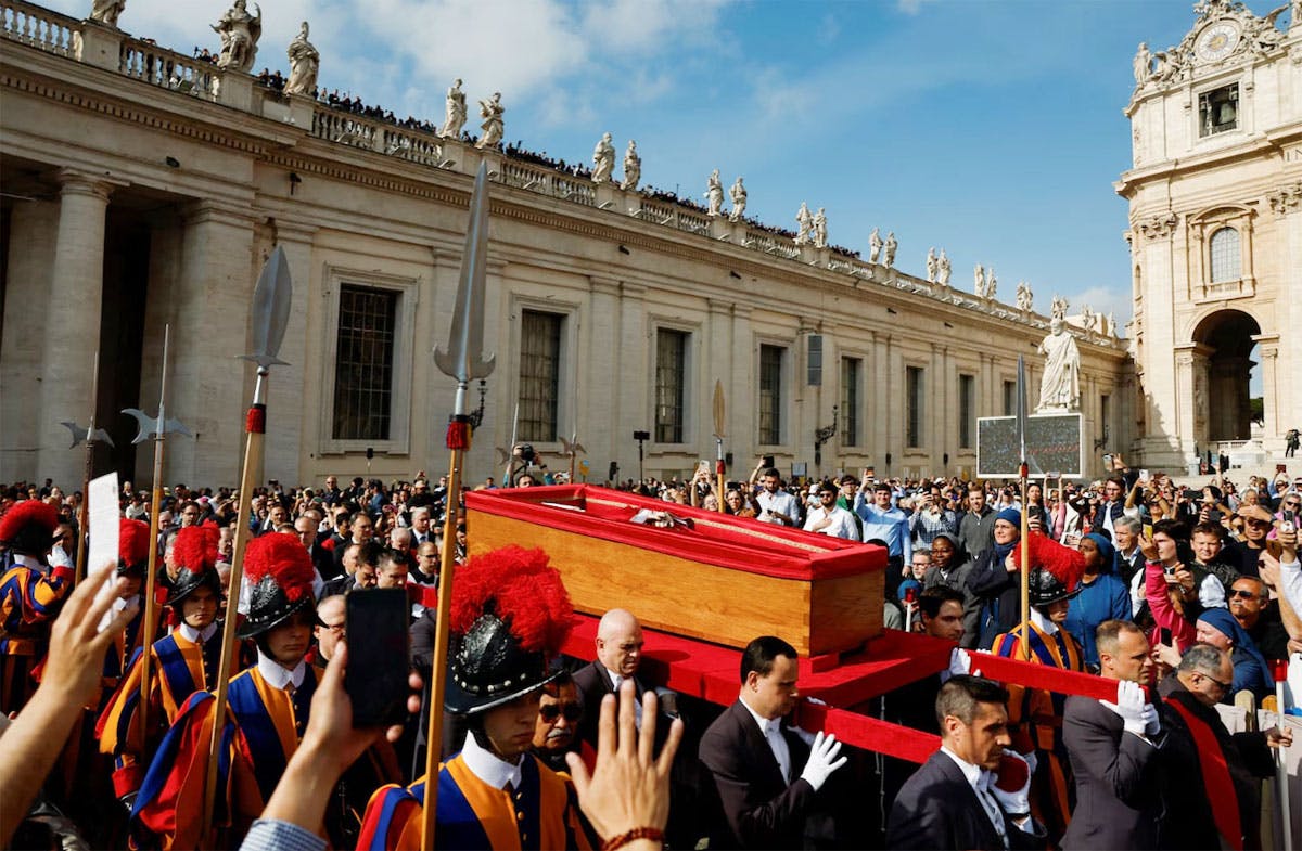 Catholic Faithful Pay Their Final Respects To Pope Francis As Public Viewing Begins