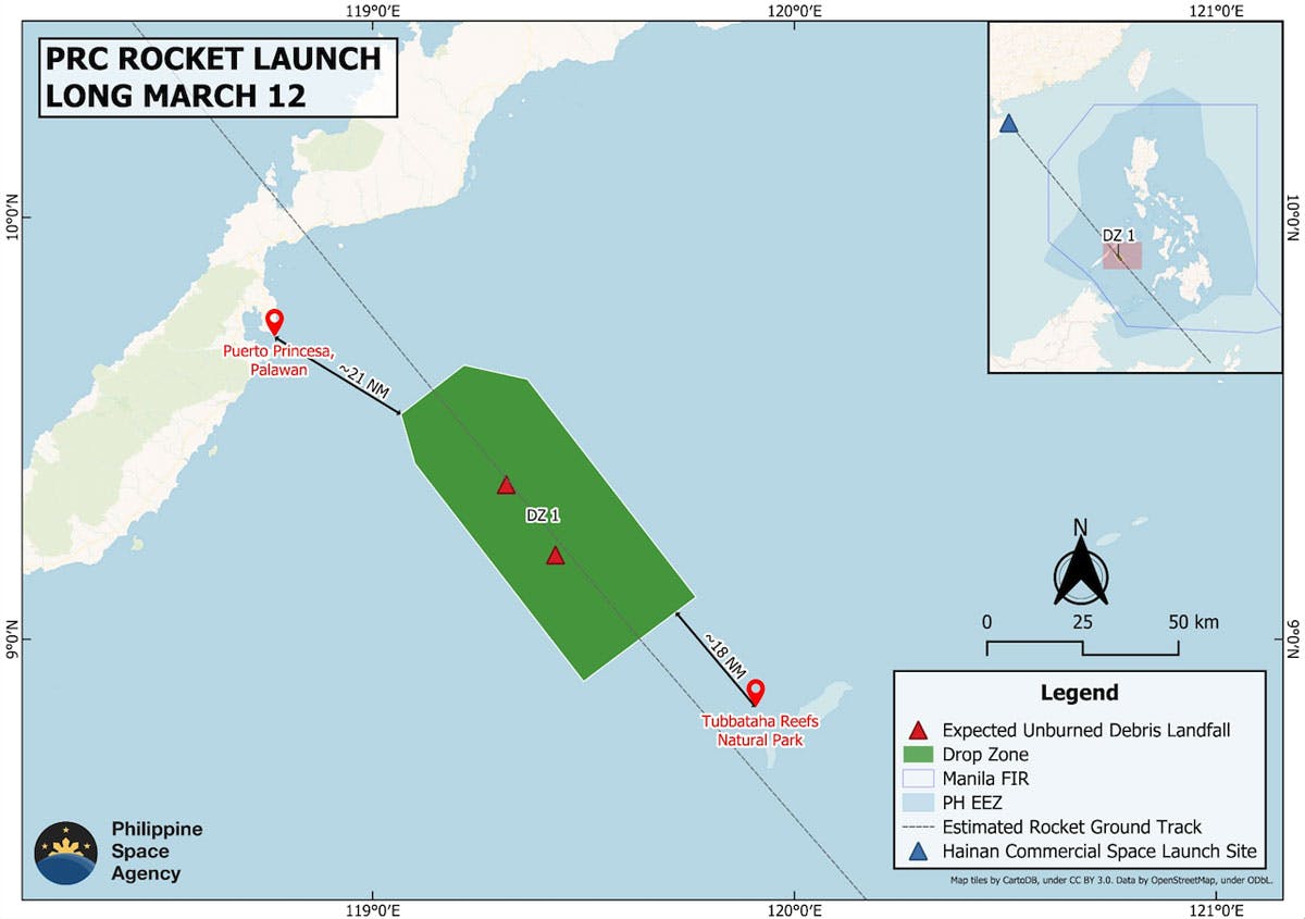 Explosions Heard In Palawan As Philippine Space Agency Confirms China Rocket Launch