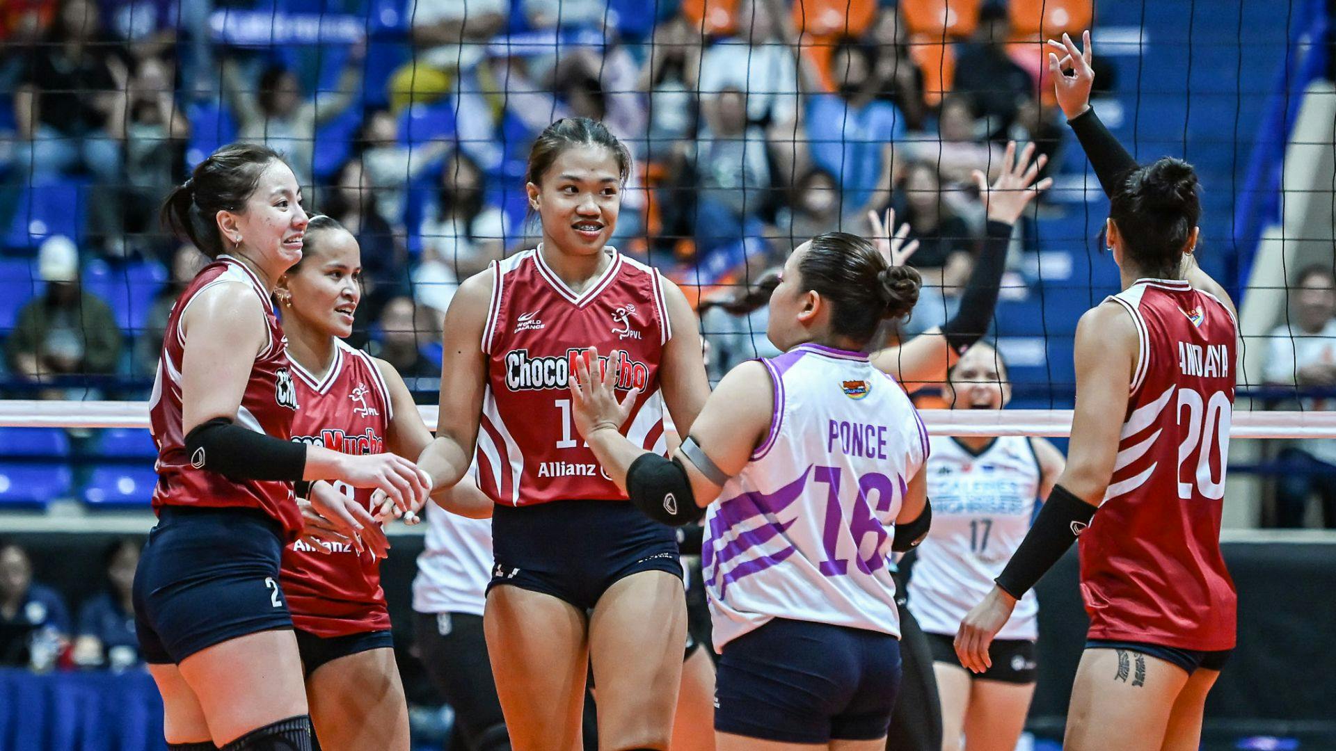 Choco Mucho escapes Galeries Tower, ends three-game losing skid in PVL All-Filipino