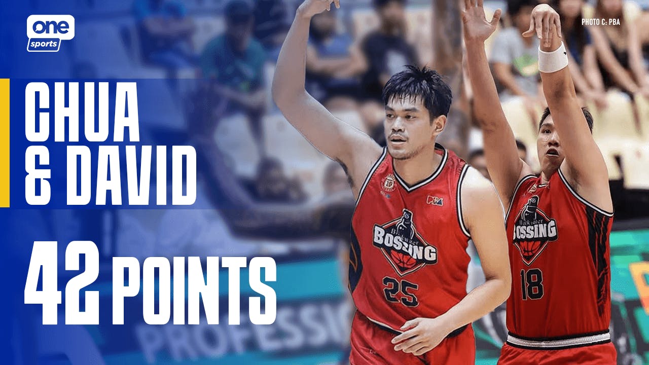 Justin Chua, Christian David combine for 42 points to ferry Blackwater past Phoenix | PBA Highlights