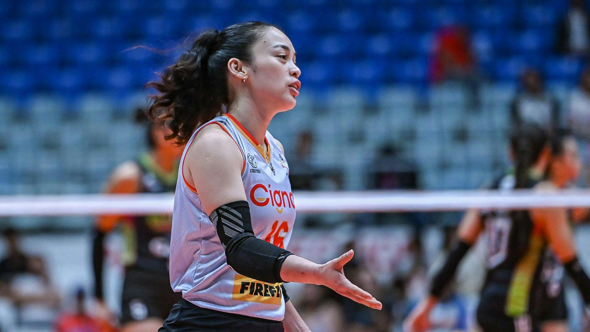 Dawn Catindig, Cignal aim to steady play vs unbeaten PLDT in PVL All-Filipino