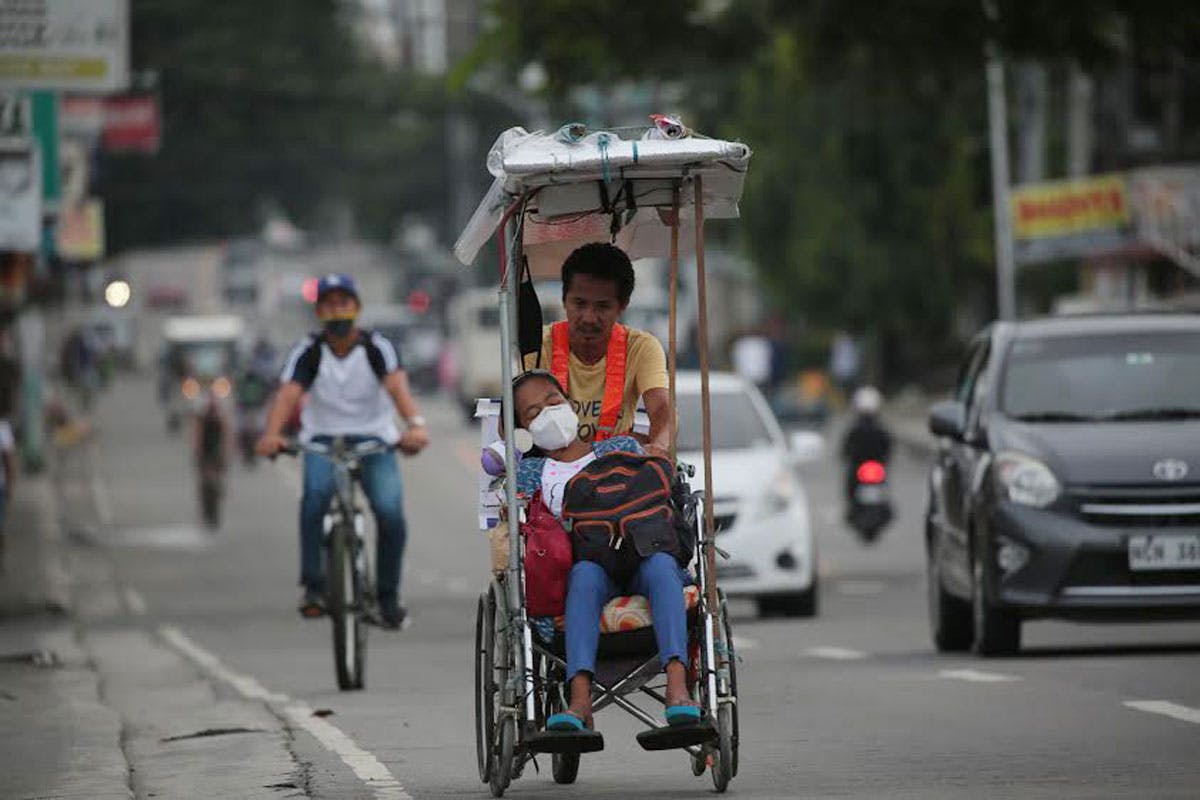 ALL FOR LOVE: Husband Takes Wife For Dialysis By Attaching Wheelchair To His Bike