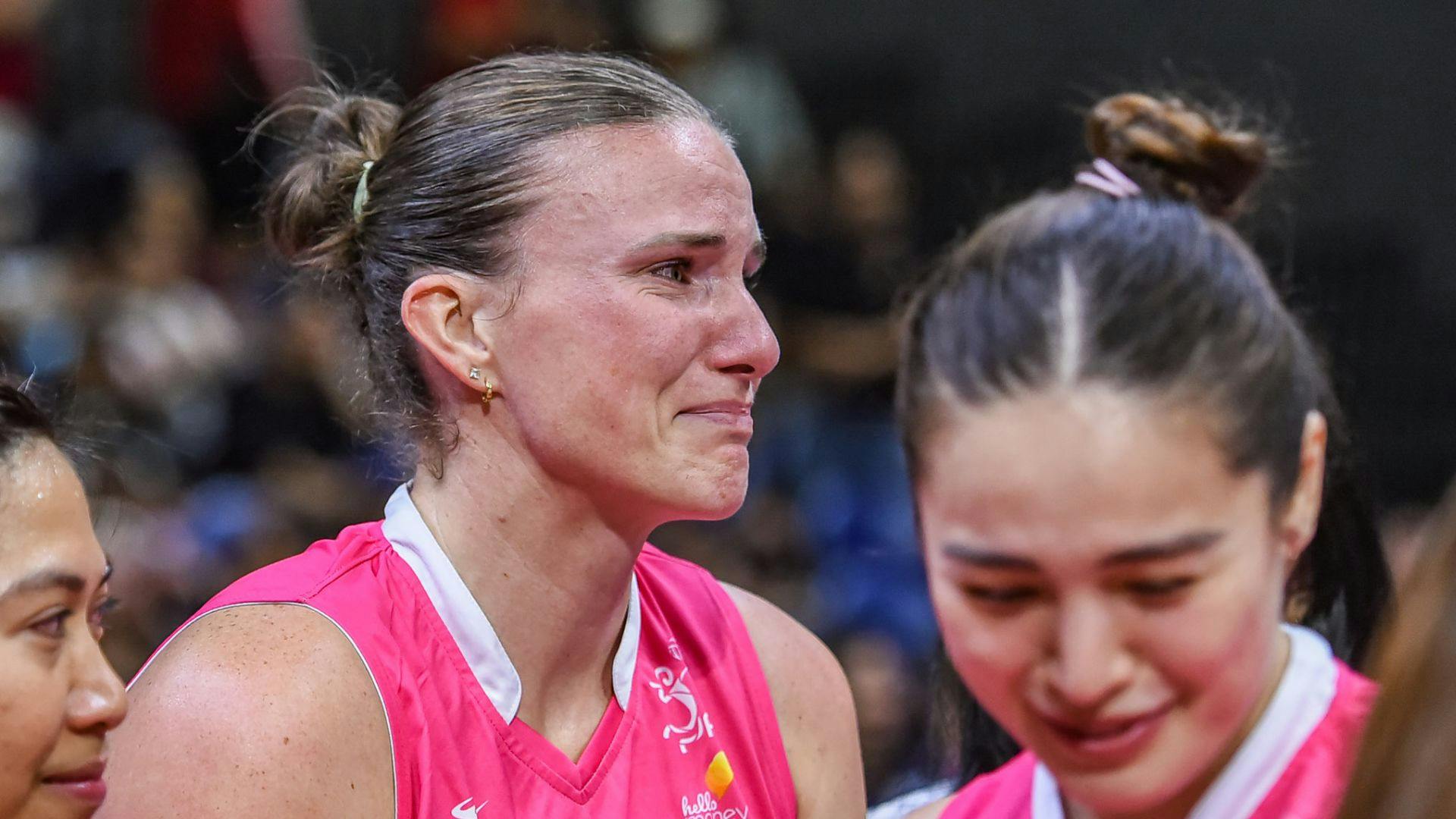 Courtney Schwan bids emotional farewell after Creamline’s PVL Reinforced exit