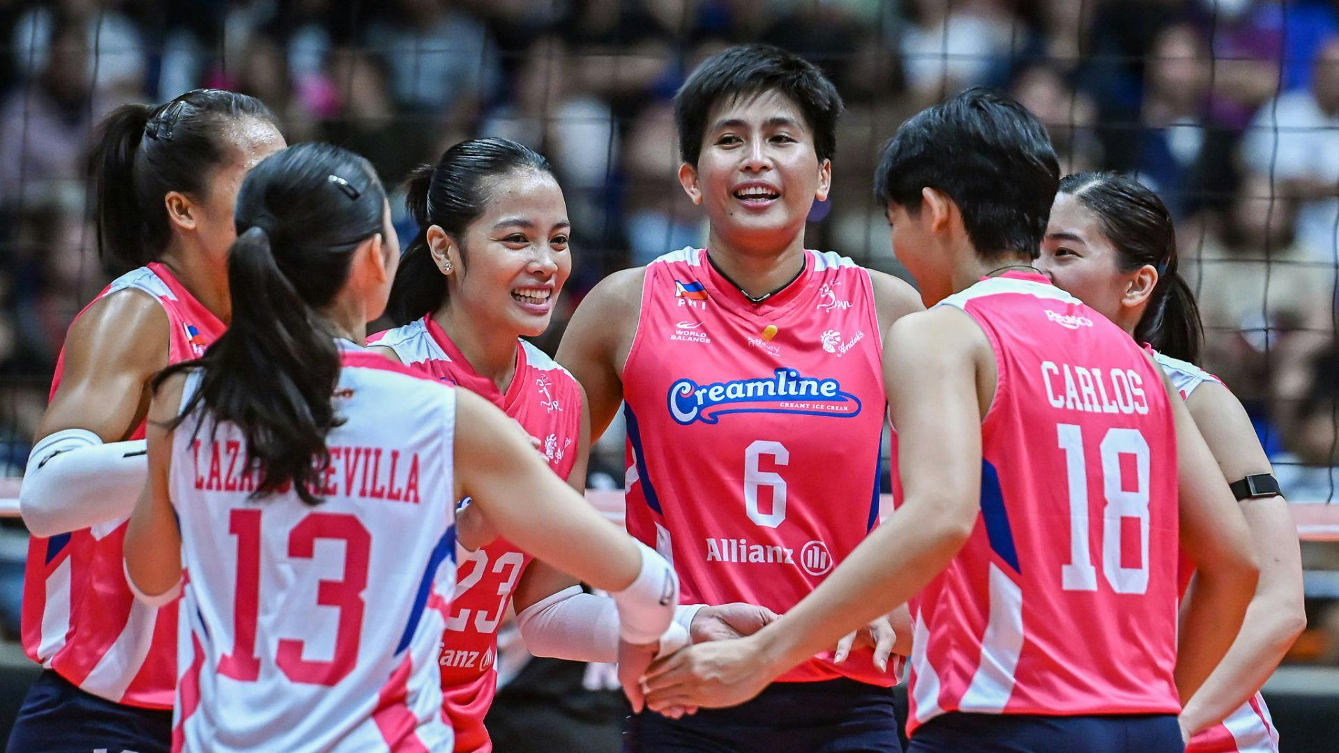 Creamline overpowers ZUS Coffee for back-to-back wins in PVL All-Filipino