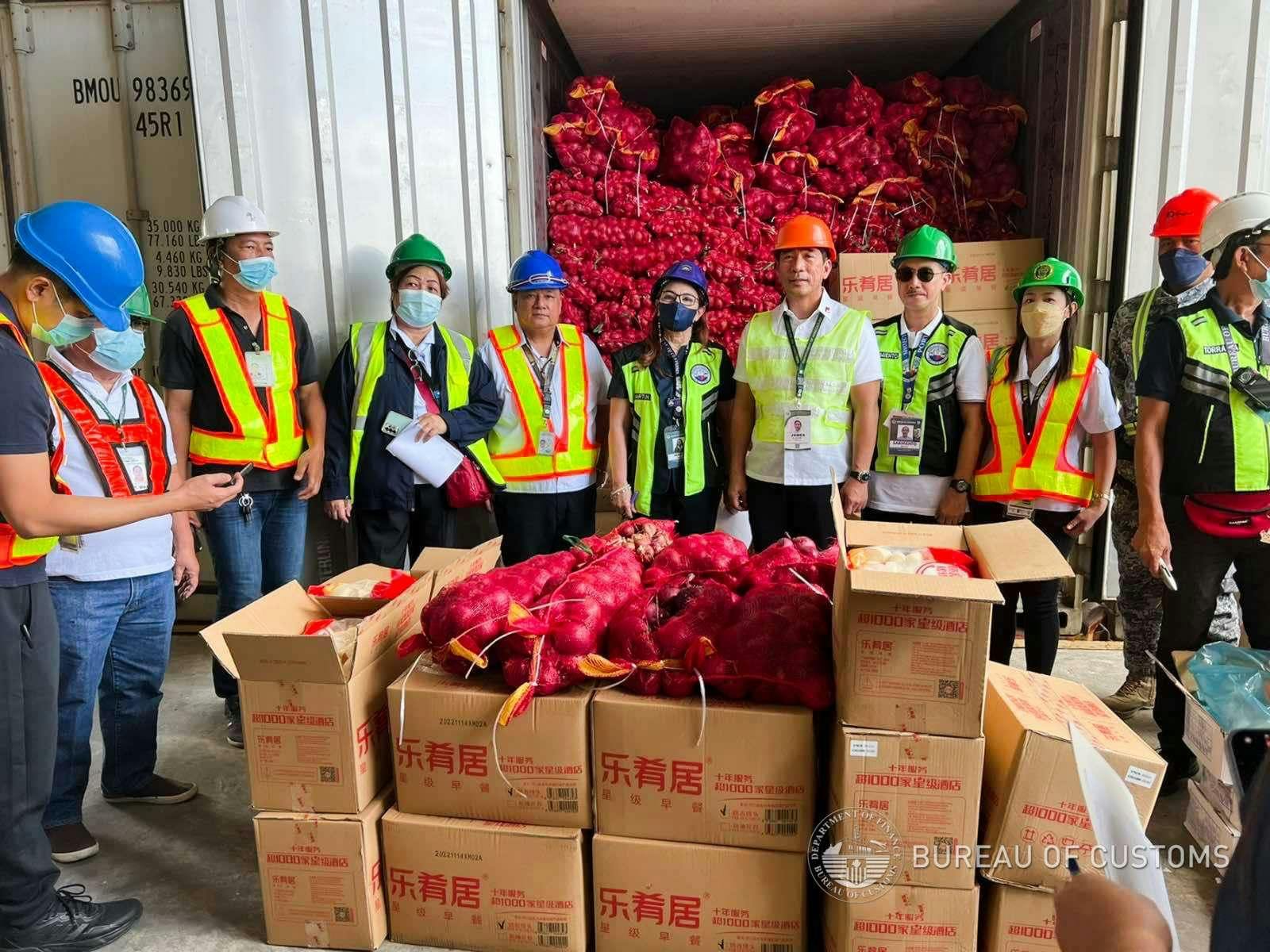 Smuggled Agricultural Products From China Seized In Subic | OneNews.PH