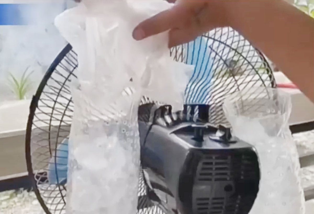 WATCH: Teacher Creates DIY Air Cooler