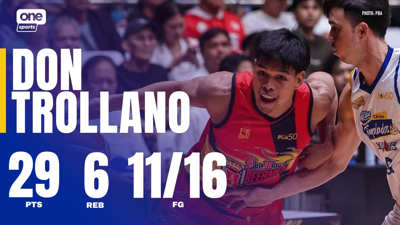 Don Trollano back with fiery showing for San Miguel | PBA Highlights