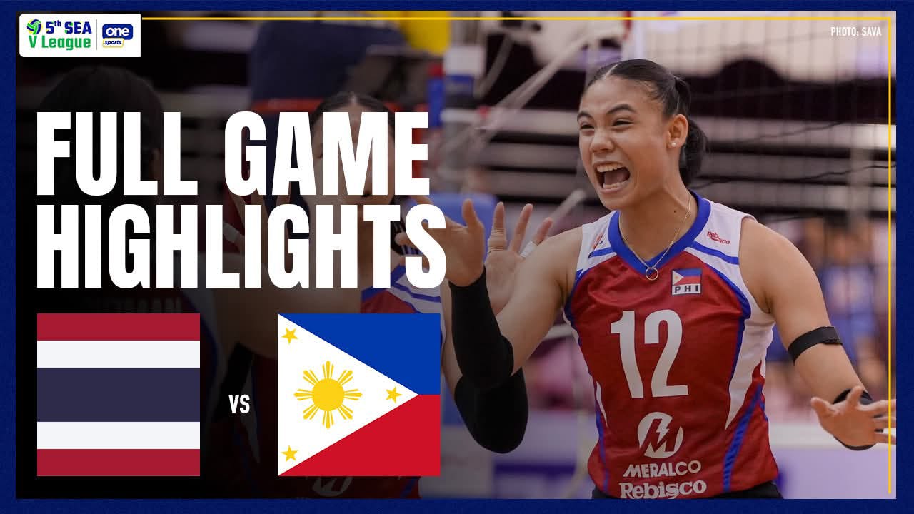 Alas Pilipinas fall to still-perfect Thailand in Leg 2 | SEA V.League Highlights