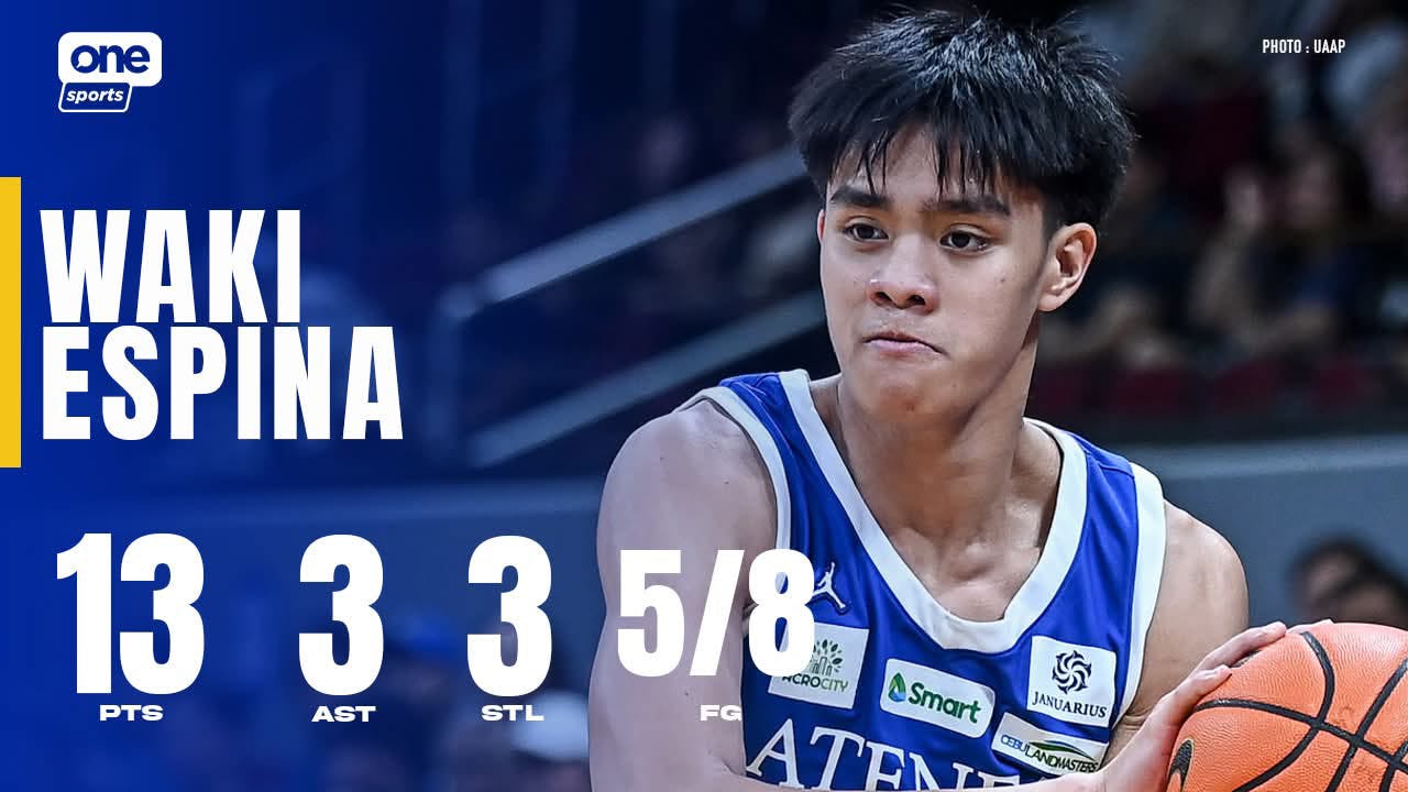 Waki Espina shines for Ateneo in win over Adamson | UAAP Highlights