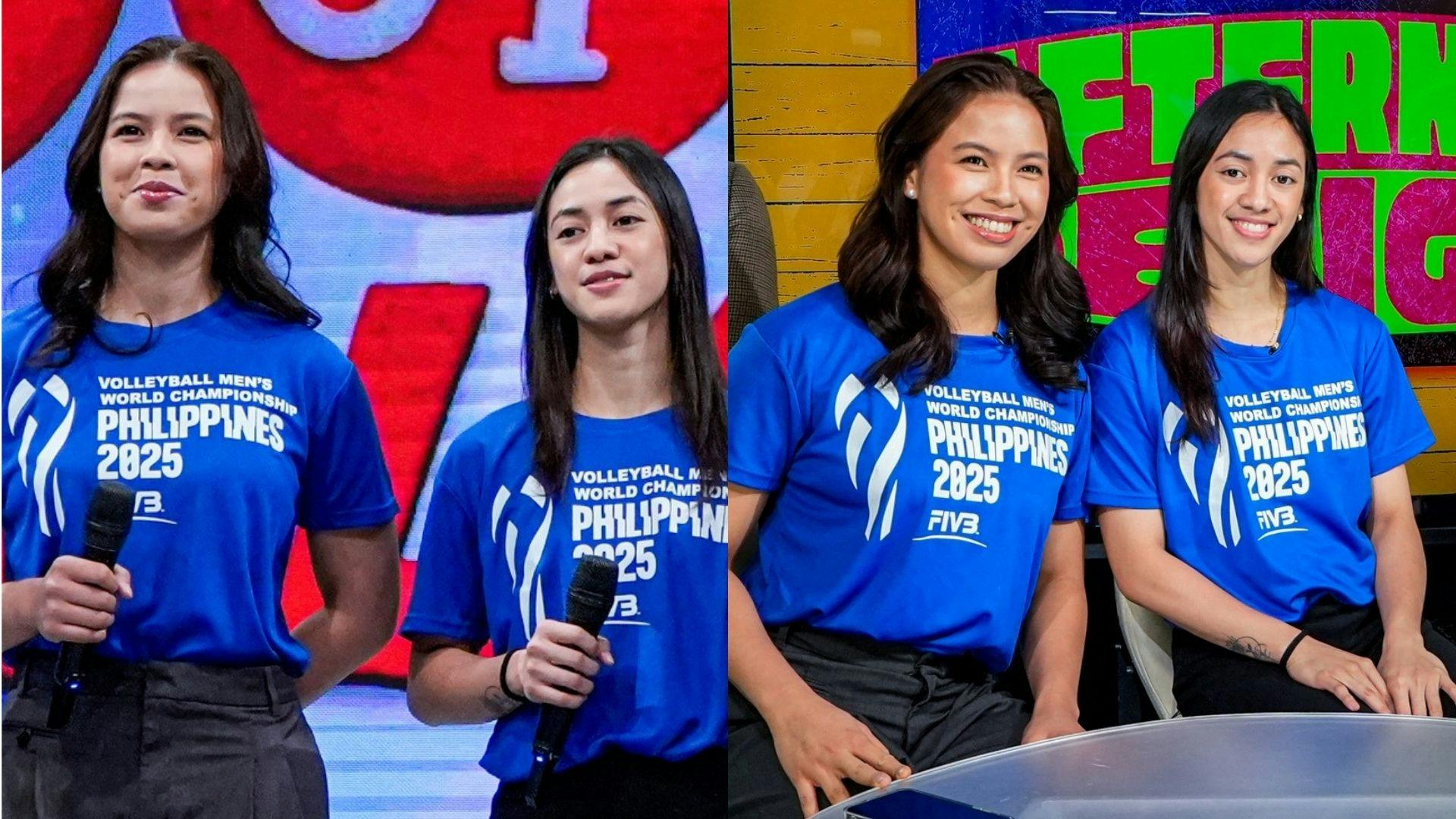 Eya Laure, Justine Jazareno boost excitement ahead of FIVB Men