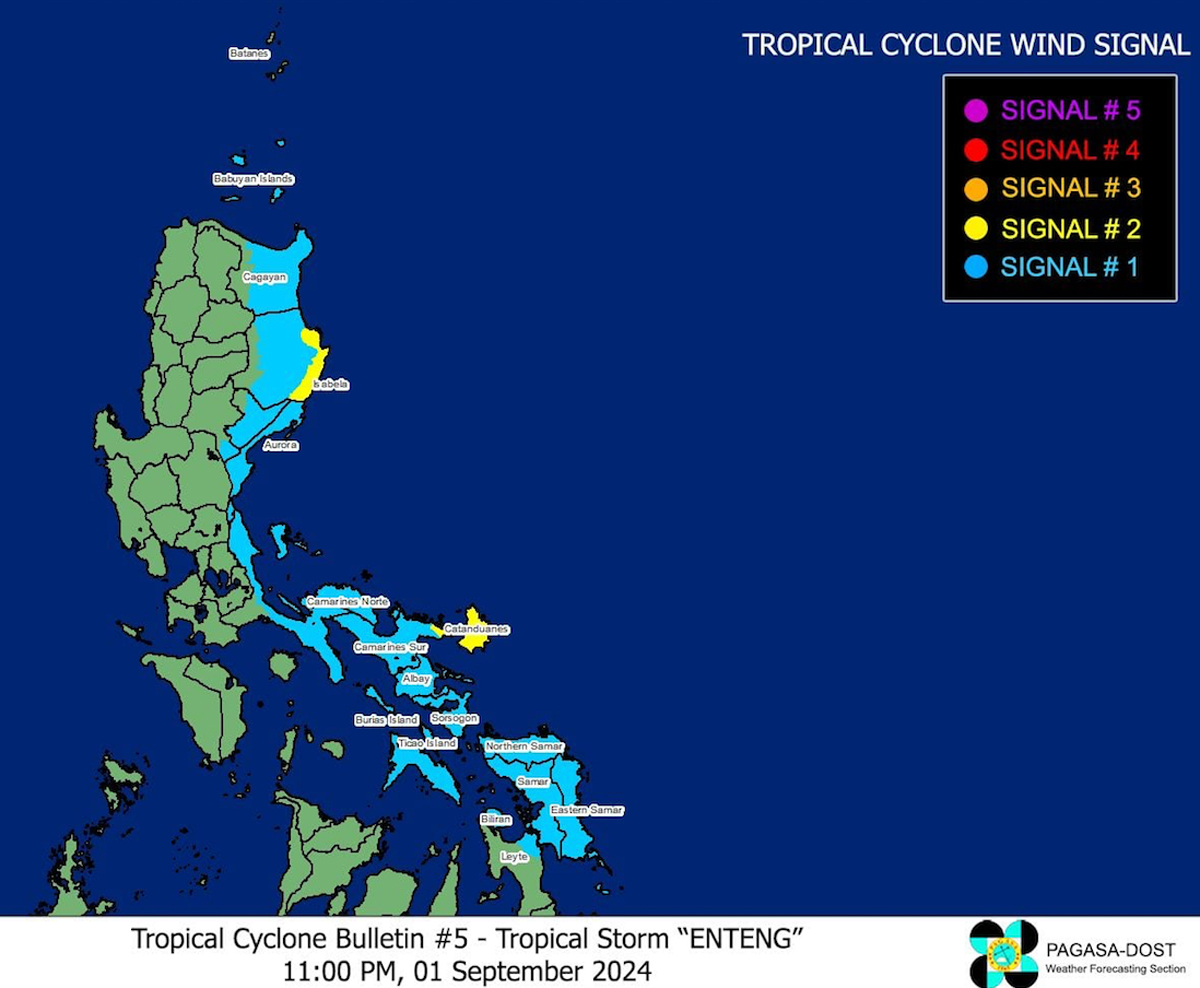 Enteng Intensifies Into Tropical Storm | OneNews.PH