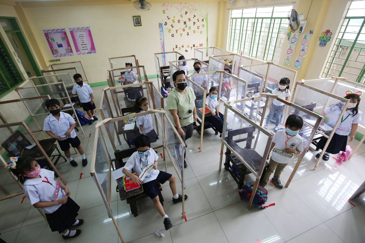 Schools Told To Do Away With Plastic Barriers, UV Lights