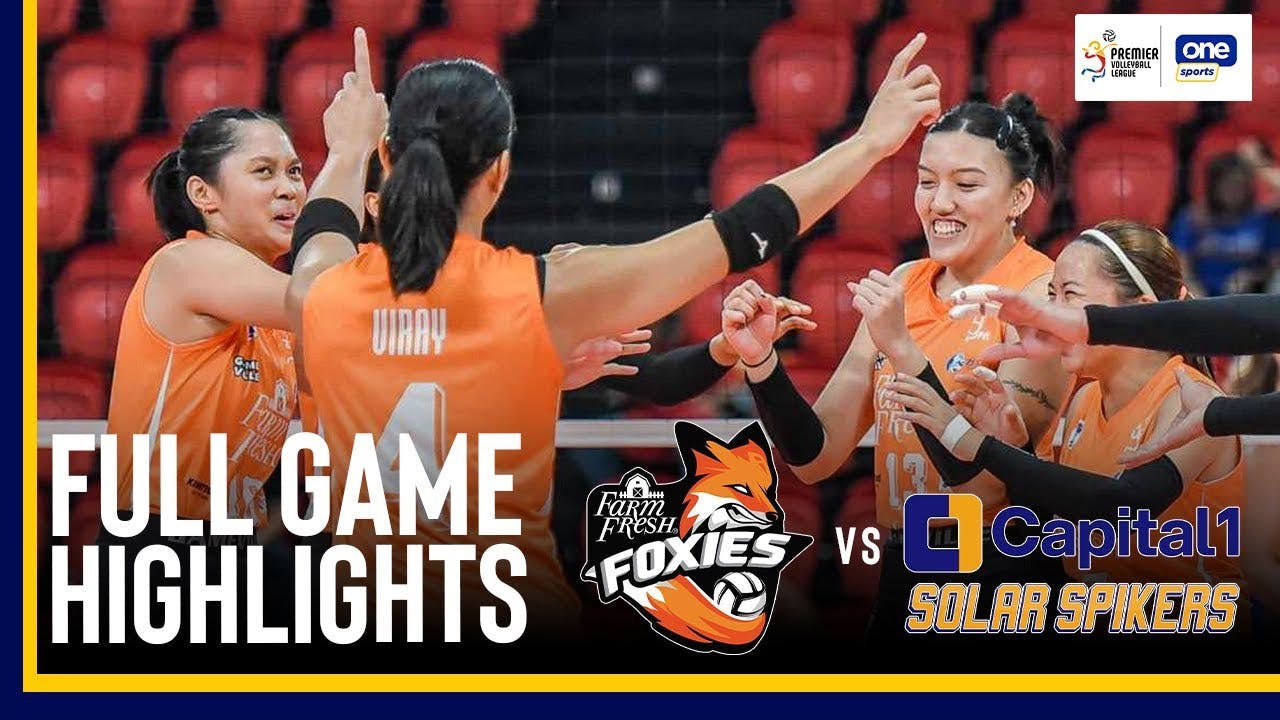 PVL GAME HIGHLIGHTS: Farm Fresh Foxies stun the Capital1 Solar Spikers in straight sets to stay in title contention