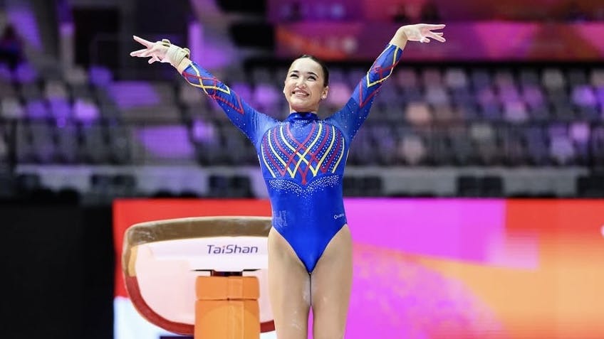 Aleah Finnegan eager to see more Olympic-level gymnasts after Junior World Championships