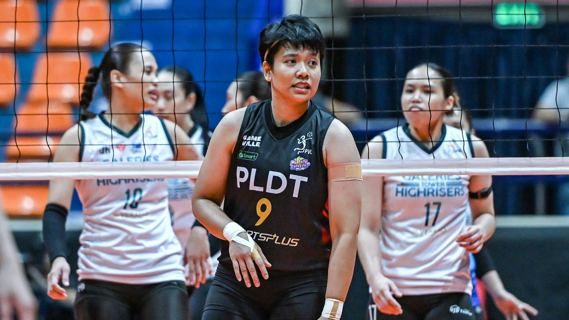 Kim Fajardo stays true to her role as PLDT sweeps Galeries Tower to near PVL qualifying round