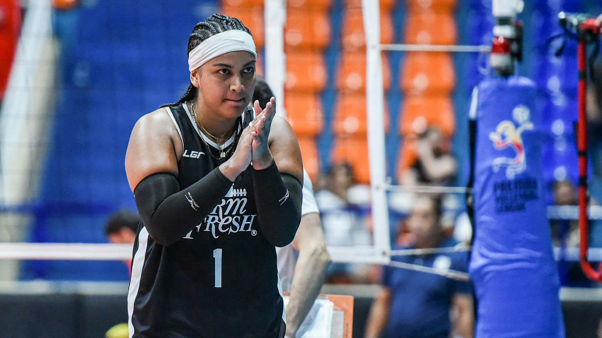 Alohi Robins-Hardy, Farm Fresh hunt for playoff positioning vs Galeries Tower in PVL Reinforced