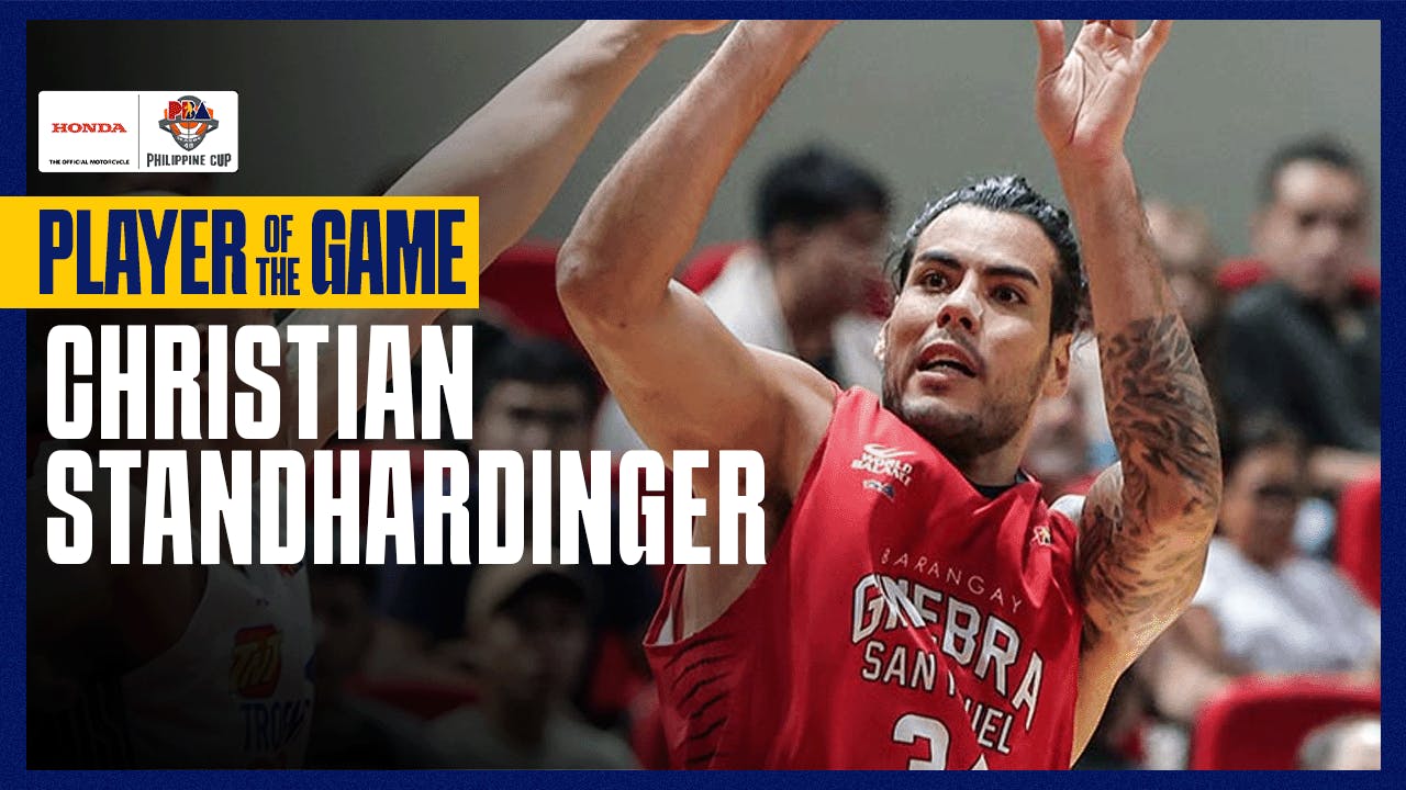 PBA Player of the Game Highlights: Christian Standhardinger drops double-double in Ginebra