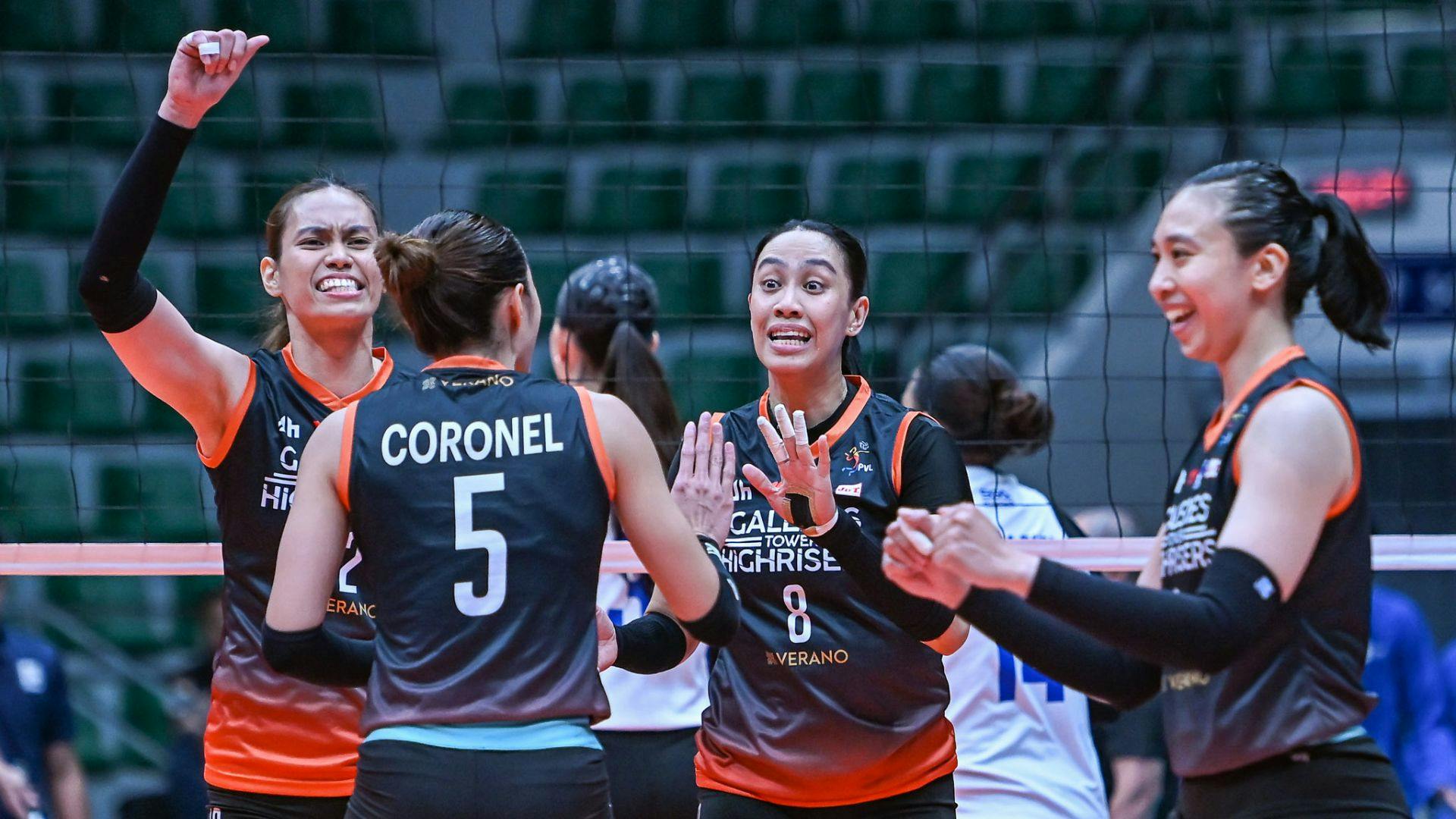 Galeries Tower outlasts ZUS Coffee in PVL All-Filipino, ends 17-game losing skid