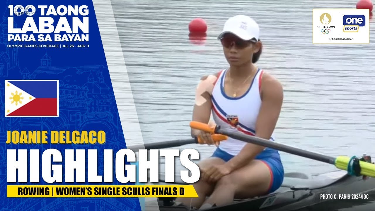 Rower Joanie Delgaco finishes strong in Final D of the women