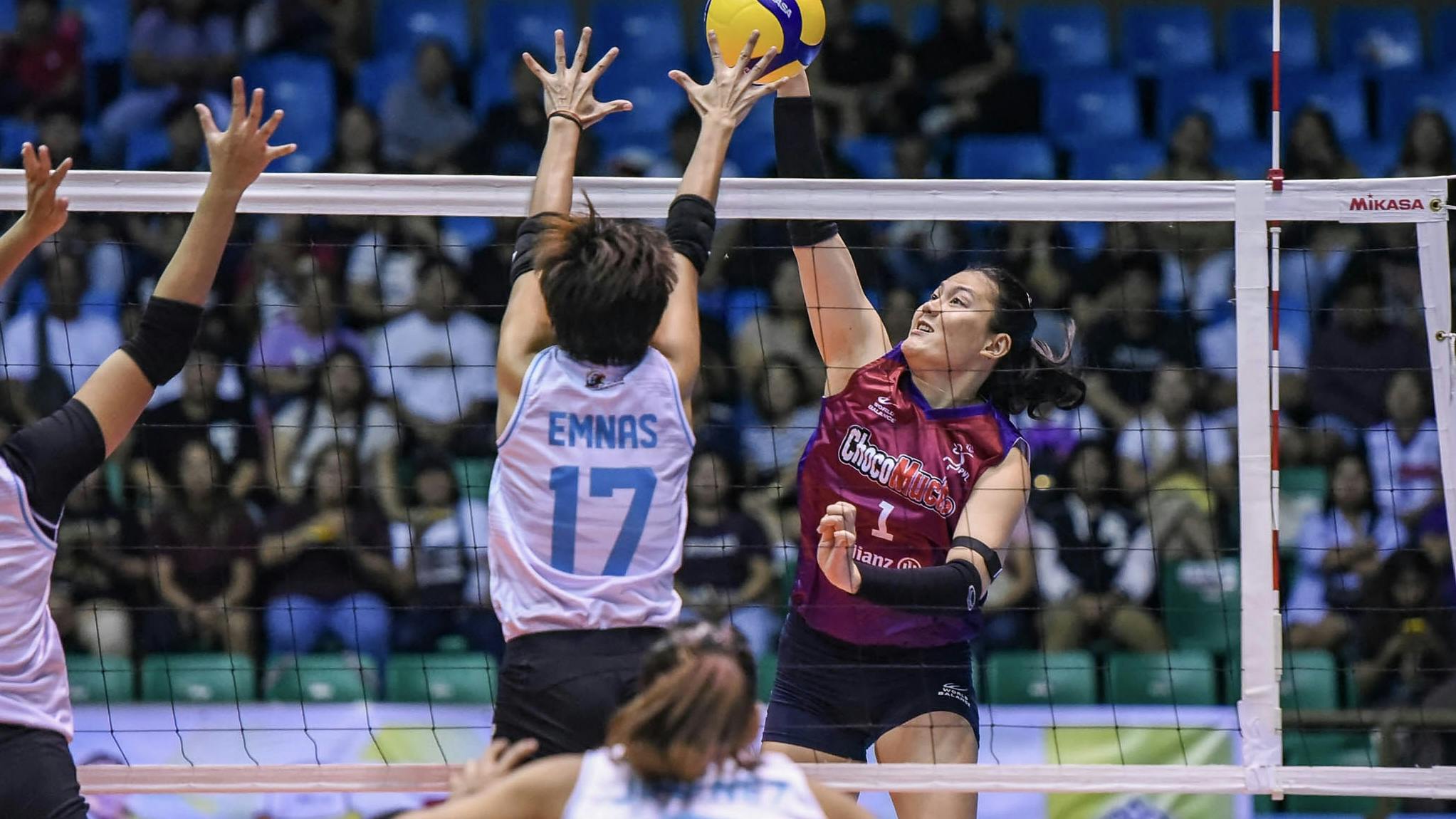 Isa Molde, Choco Mucho Flying Titans ace test vs Galeries Tower Highrisers in PVL on Tour