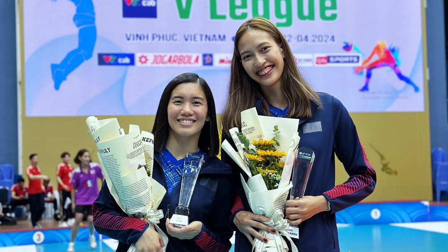 Finest Aces: Jia De Guzman, Thea Gagate bag individual awards in Alas Pilipinas’ historic bronze medal finish in SEA V.League Leg 1 