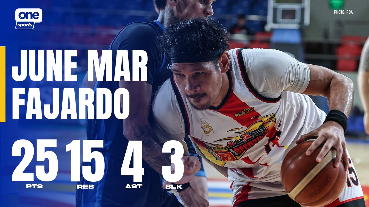 June Mar Fajardo dominates with double-double for No. 1 SMB | PBA Highlights