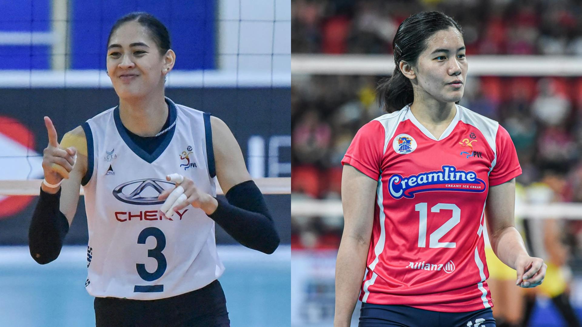 PVL: Jia de Guzman ruled out for Creamline, Jaja Santiago remains eligible for Chery Tiggo in All-Filipino Conference