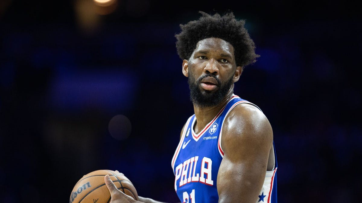 Joel Embiid makes funny claim after being dunked on by Cam Johnson in ...