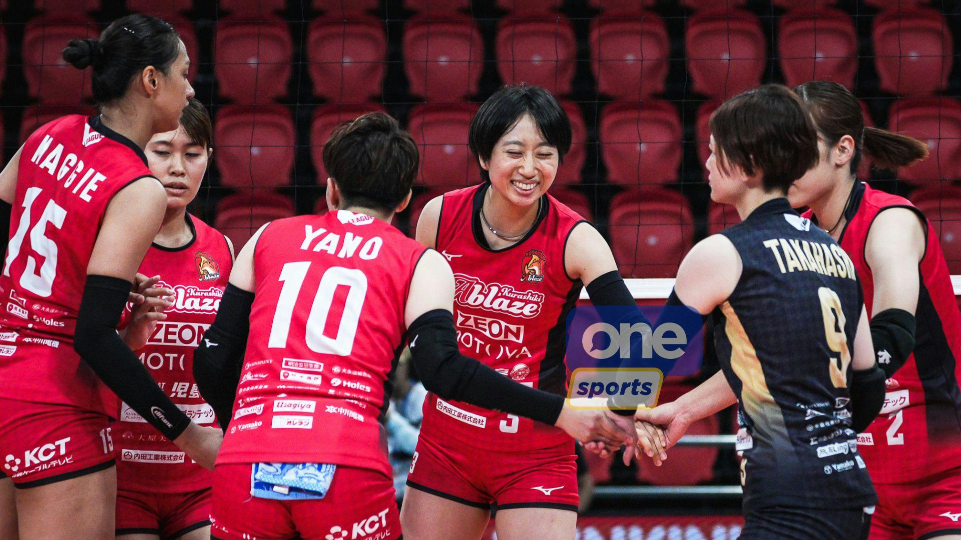 PVL: Kurashiki opens title defense with four-set beating of EST Cola in Invitational Conference