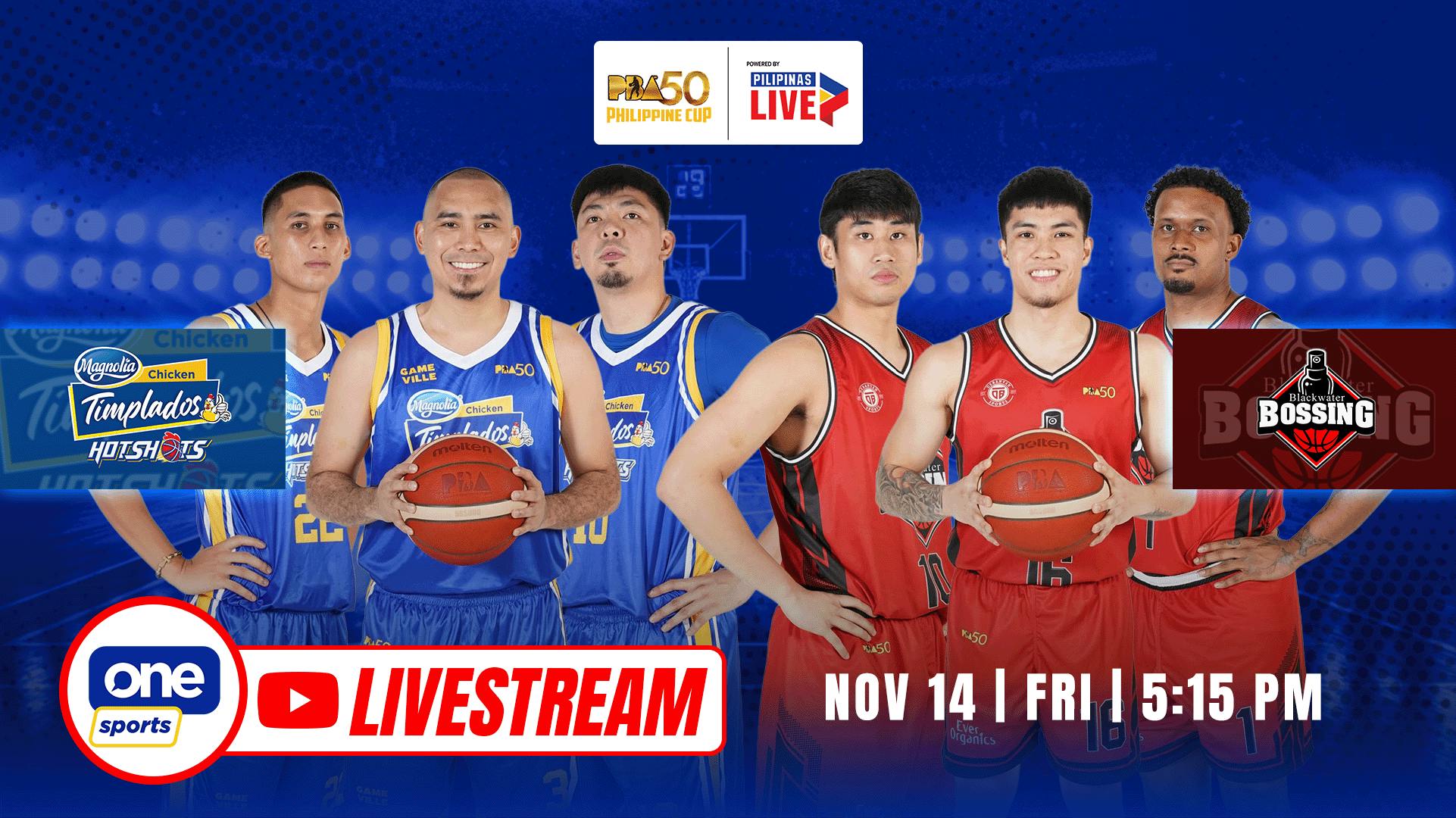 PBA LIVESTREAM: Magnolia Hotshots vs Blackwater Bossing | Season 50 Philippine Cup