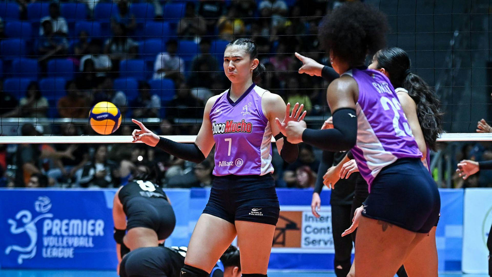 Maddie Madayag puts record-tying 10 blocks behind as Choco Mucho nears PVL elimination