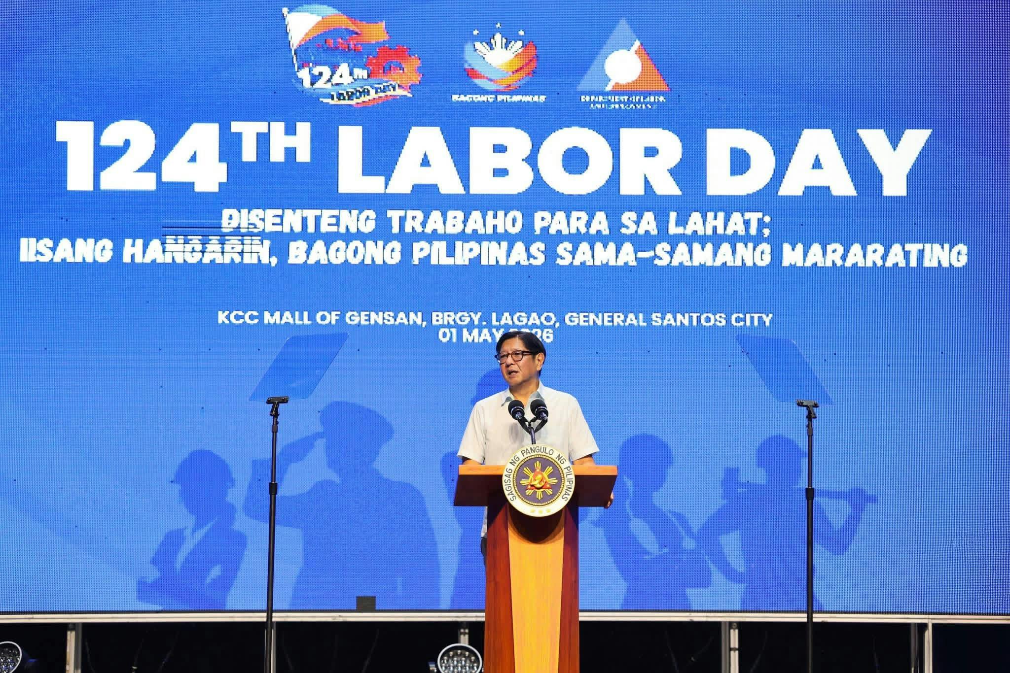 Marcos Vows Better Jobs, Protection For Workers | OneNews.PH