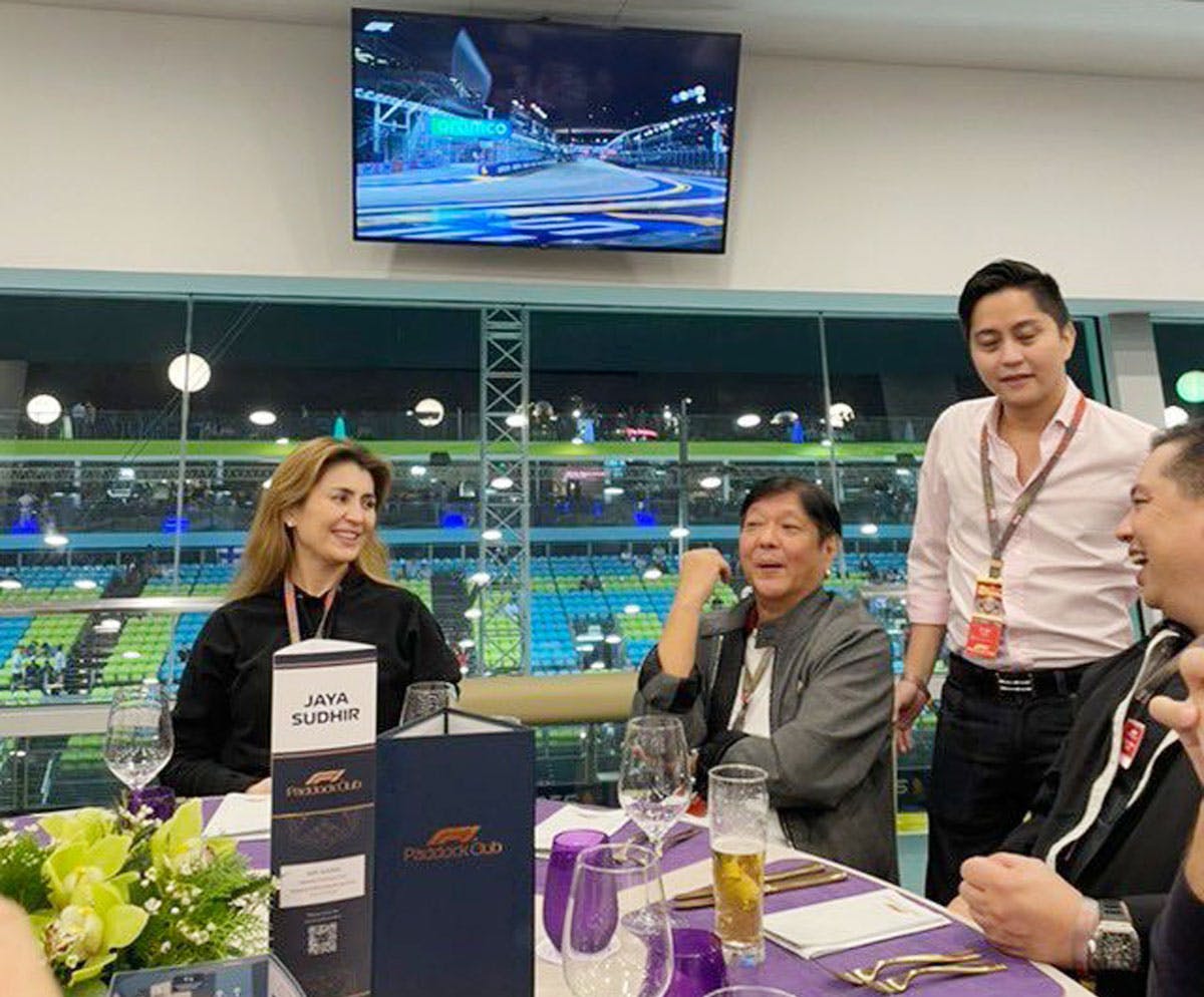 Palace Mum On Marcos Attending Singapore F1 Grand Prix