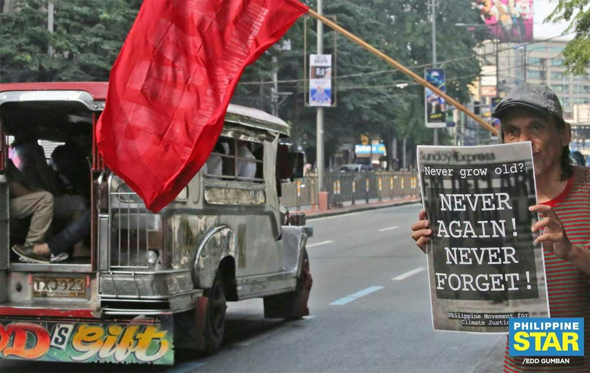 Martial Law Rallyists Renew Calls Versus Corruption